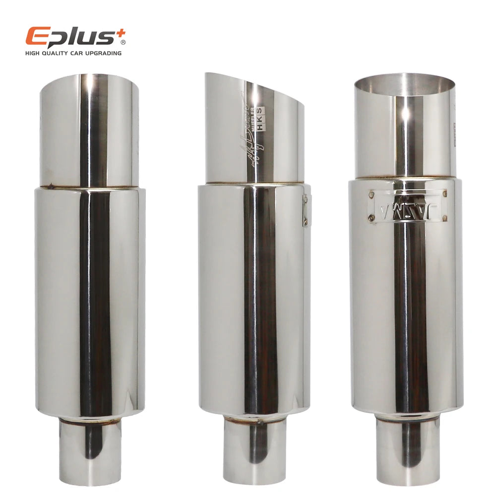 Universal Straight Drum Stainless Steel Muffler Tail Pipe