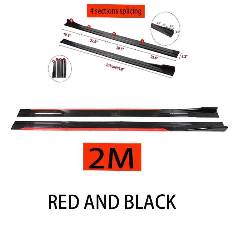 Universal 2.2m Side Skirts VW Polo - Tiguan - Golf - Jetta - Beetle - Eos Scirocco