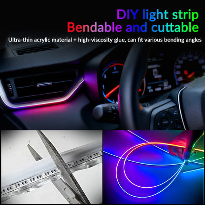 12V Car Starry Sky Ceiling Fibre Optic Light — App Bluetooth Control, Full Sky Panoramic