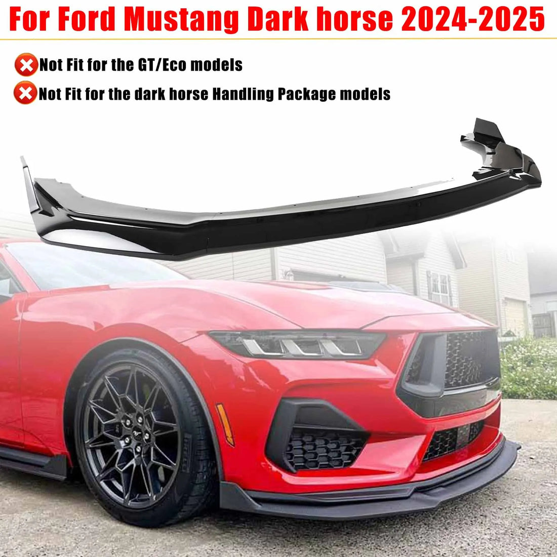 Front Bumper Lip For Ford Mustang 2024-2025