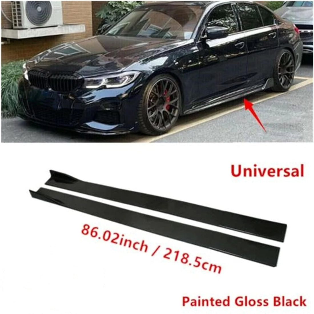 Universal Side Skirt - BMW - Audi - VW - Honda - Benz