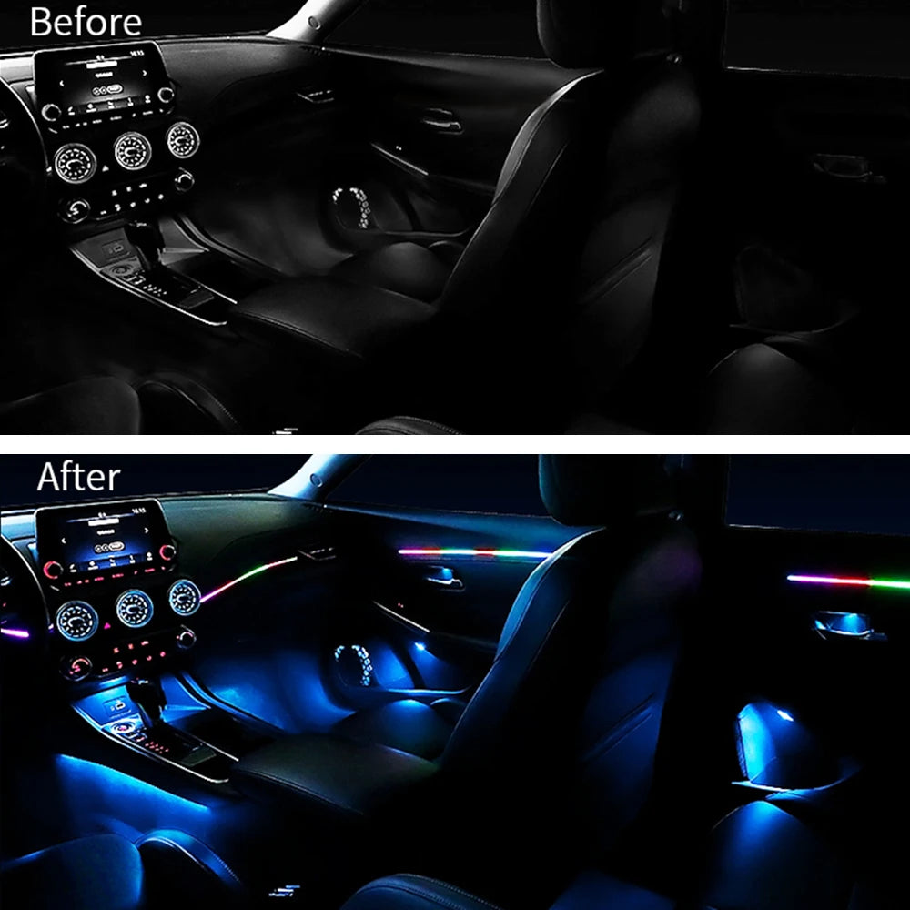 12V Car Starry Sky Ceiling Fibre Optic Light — App Bluetooth Control, Full Sky Panoramic