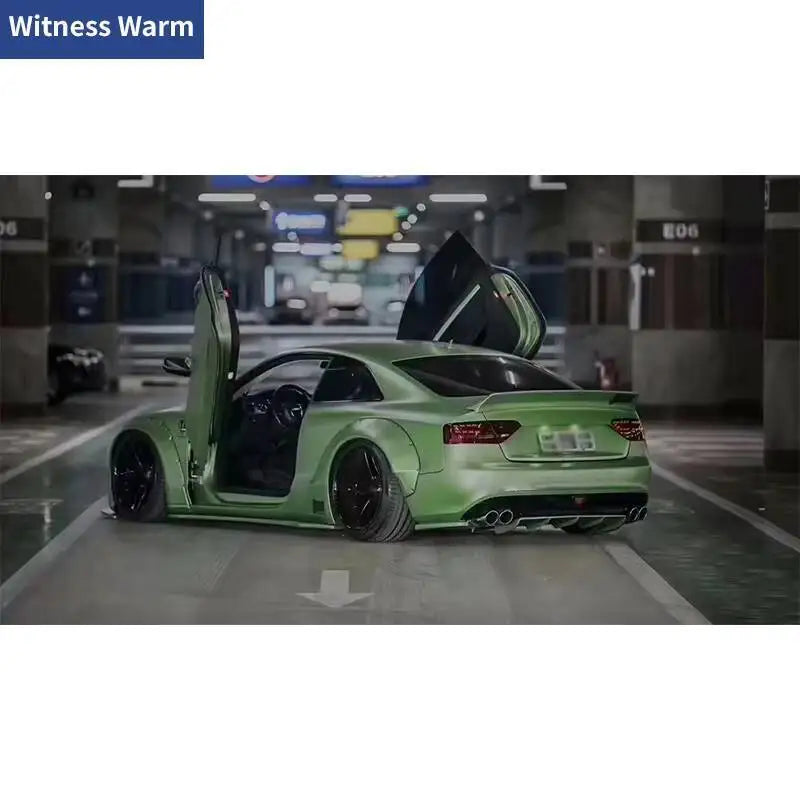 Audi A5 Carbon Fiber Side Skirts, Diffuser & Wing