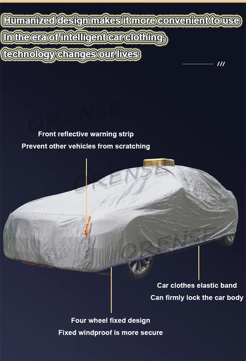 Fully Automatic Car Cover — Intelligent Remote Control Solar Sunshade