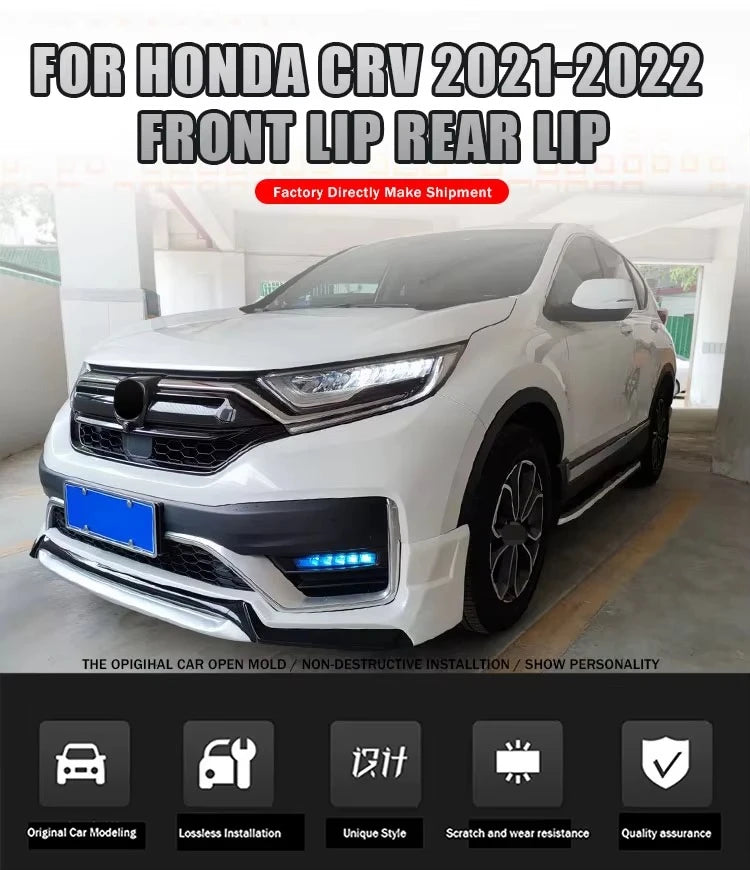 Honda CR-V 2021–2022 Front &amp; Rear Bumper Lip Kit