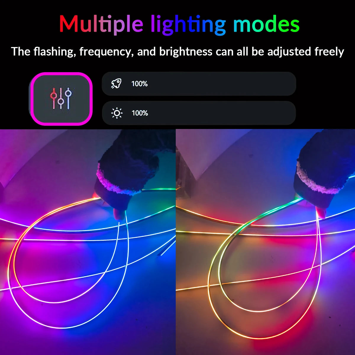 12V Car Starry Sky Ceiling Fibre Optic Light — App Bluetooth Control, Full Sky Panoramic