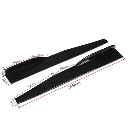 Universal Gloss Black Side Skirt