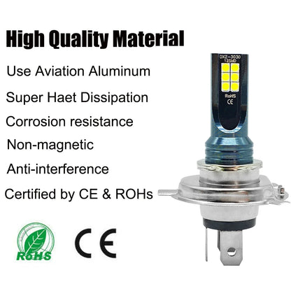 LED Headlight &amp; Fog Light Bulbs — H1 H3 H4 H7 H8 H9 H10 H11 9005 9006, 12000LM 80W 12V (Pair)