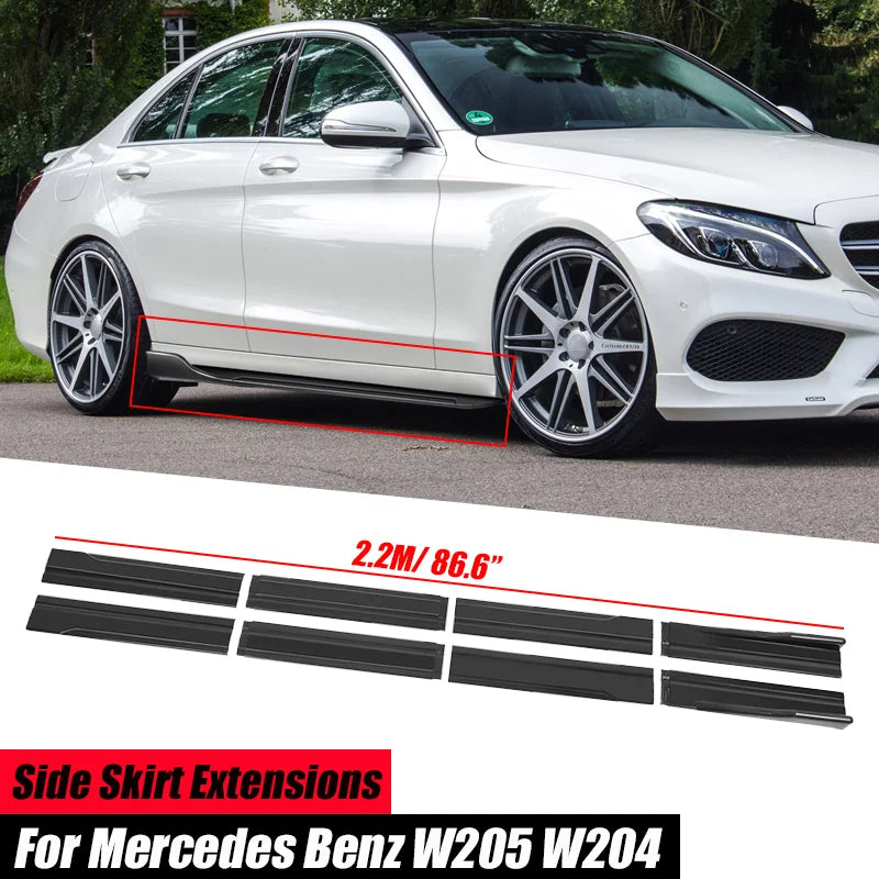 Side Skirts Extensions  Mercedes Benz W205 W204 W203 W211 W212 W213 W117