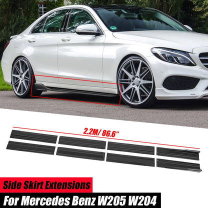 Side Skirts Extensions  Mercedes Benz W205 W204 W203 W211 W212 W213 W117