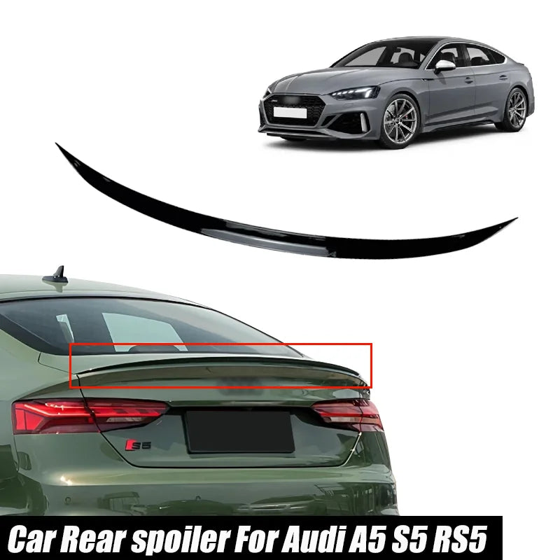 Audi A5 S5 RS5 A3 A4 A6 Sedan S line Rear Spoiler