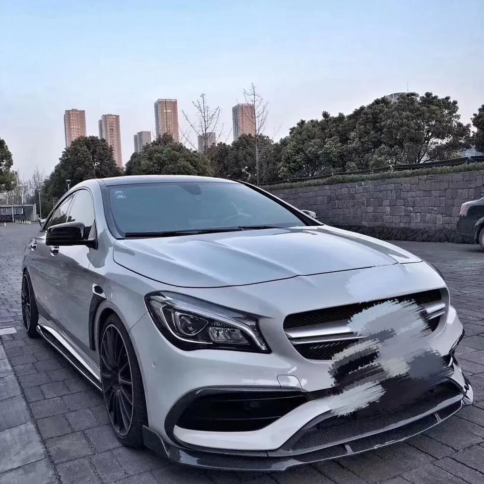 Carbon Fiber Side Skirts Mercedes Benz W176 A200 A250 W117 C117 CLA A 200 180 250