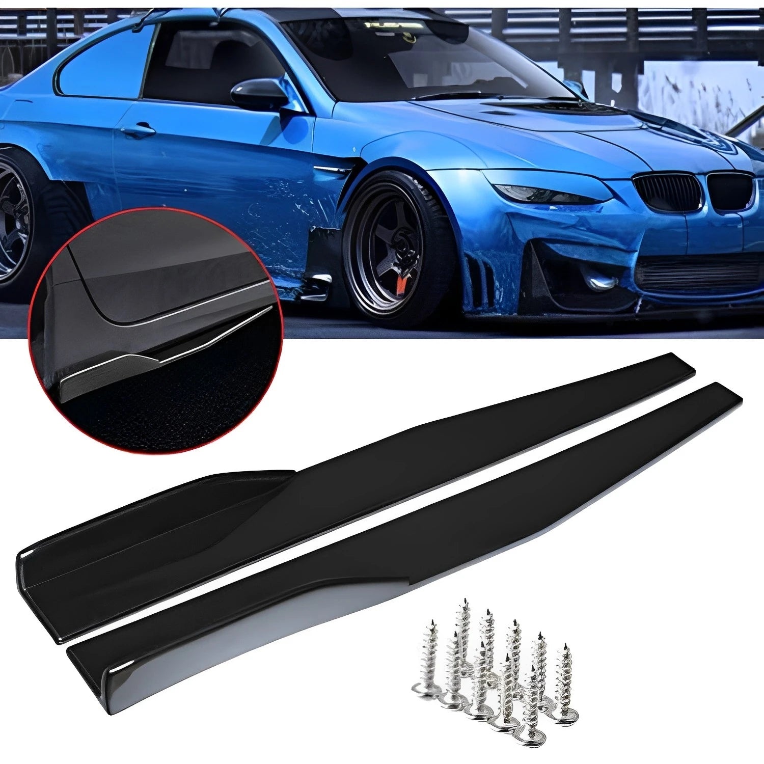Universal Gloss Black Side Skirt