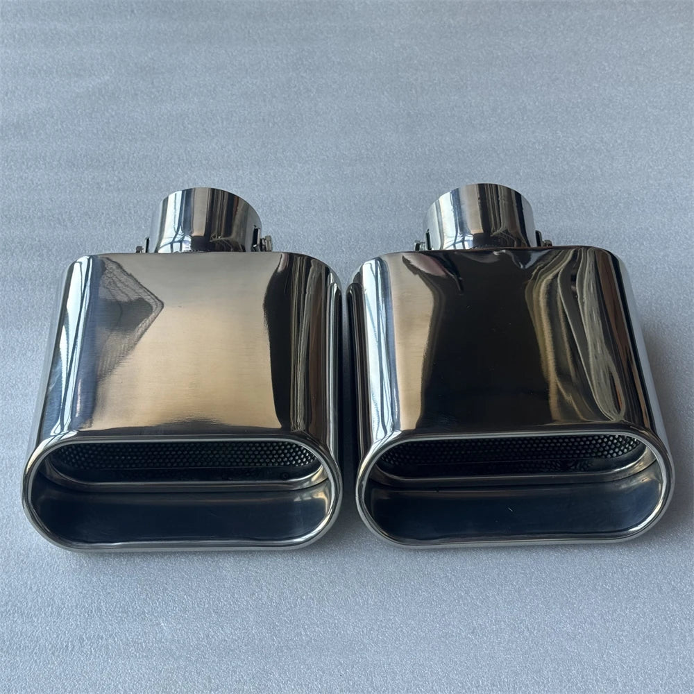 Oval Exhaust Tip Stainless Steel Universal