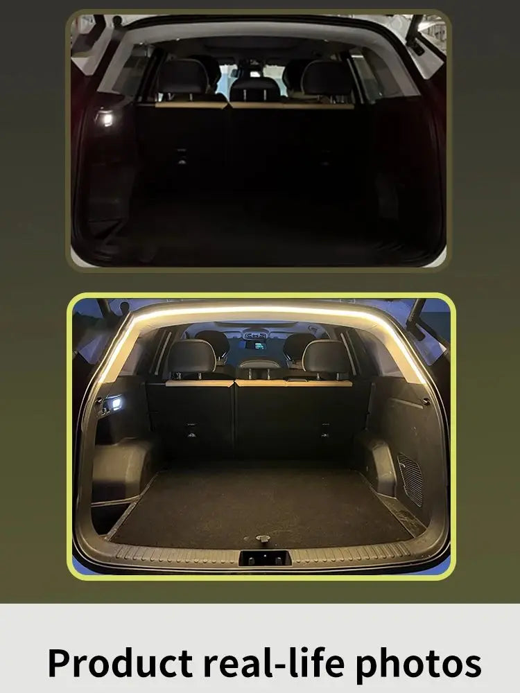 Car trunk lights, automatic induction lights, LED lights with tailgate lights