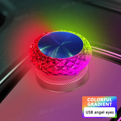 Portable USB Mini LED Car Ambient Atmosphere Lamp — Plug &amp; Play Interior Light