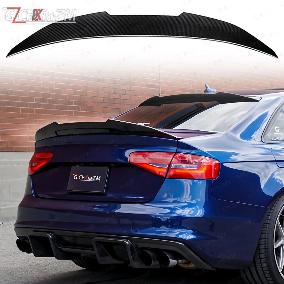 Audi A4 B8.5 2013-2016 Style Spoiler Carbon Fiber