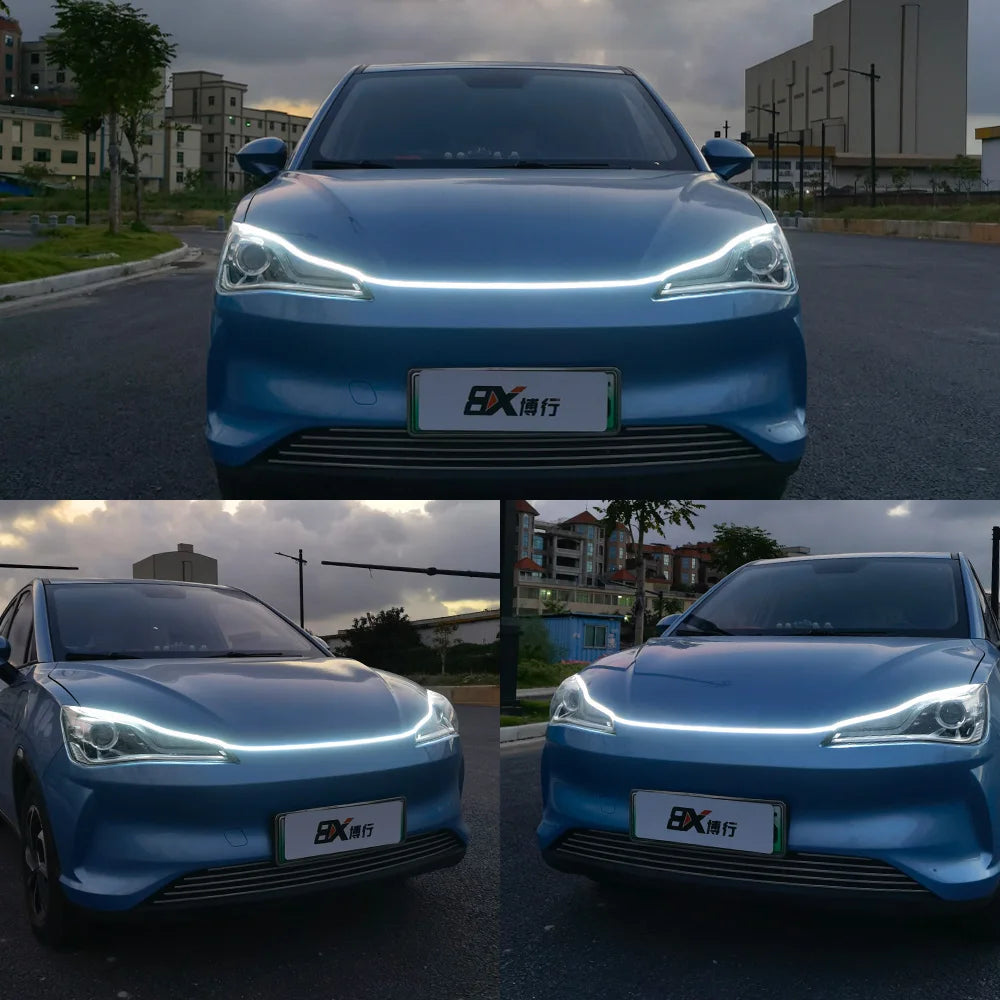 Universal LED Car Hood Ambient Light Strip — DRL Daytime Running Light 12V