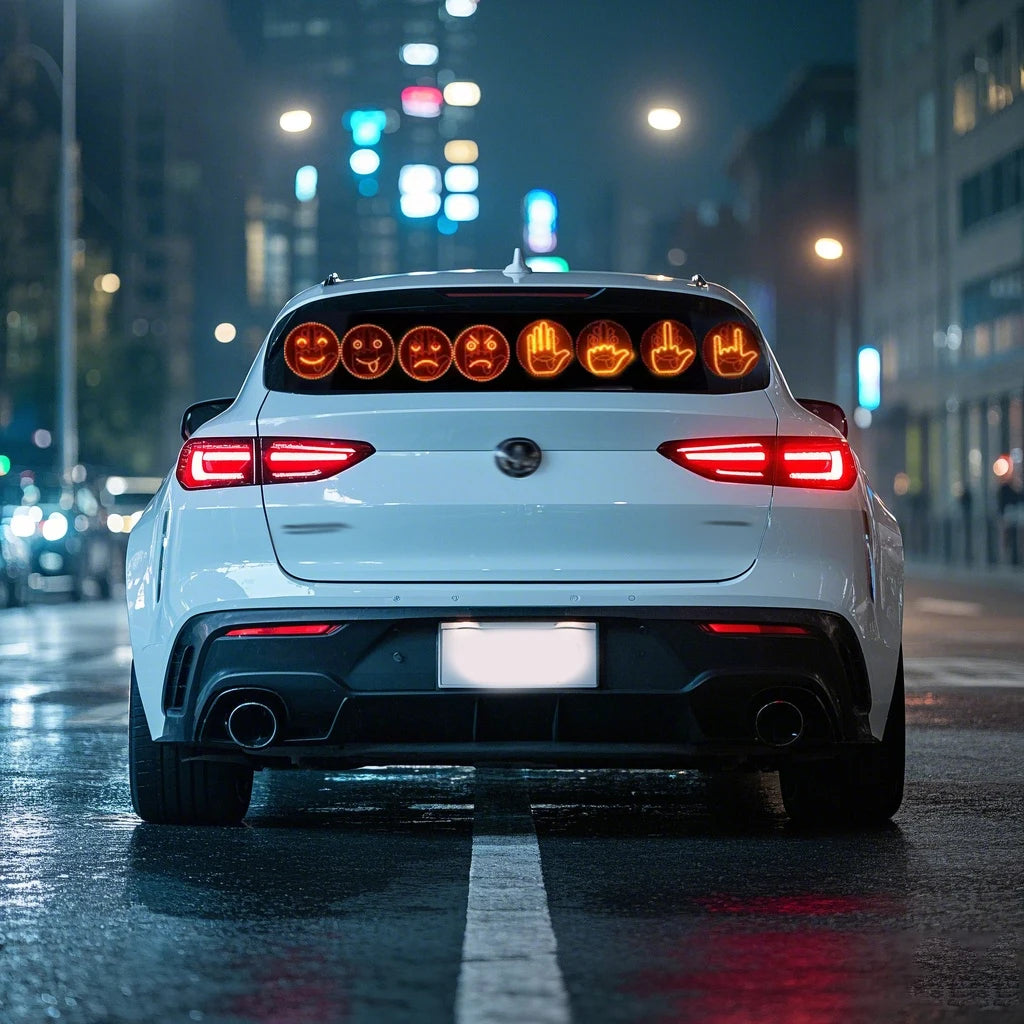 Car LED Gesture Expression Light — Remote Control Middle Finger / Palm Light