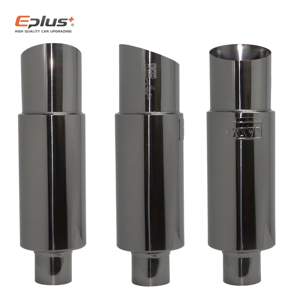 Universal Straight Drum Stainless Steel Muffler Tail Pipe
