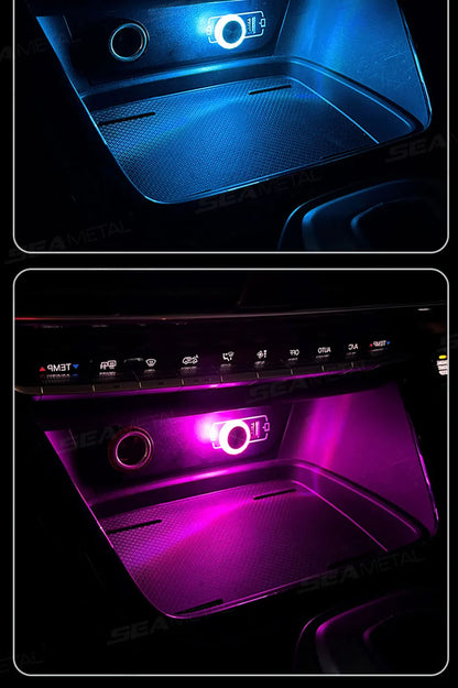 Portable USB Mini LED Car Ambient Atmosphere Lamp — Plug &amp; Play Interior Light