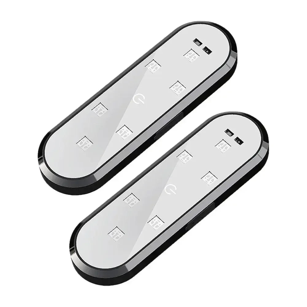 Car LED Door Puddle Lights — RGB Wireless USB Welcome Projector Ambient Lamp (2 Pack)