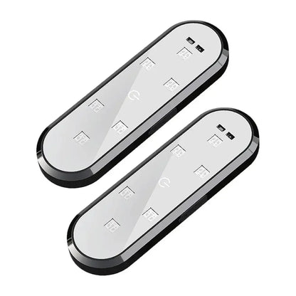 Car LED Door Puddle Lights — RGB Wireless USB Welcome Projector Ambient Lamp (2 Pack)