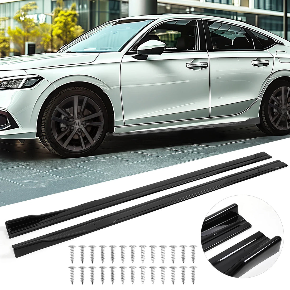 86.6“ Side Skirt Universal BMW F10 5 Series 535i 528i M Sport 2011-2016