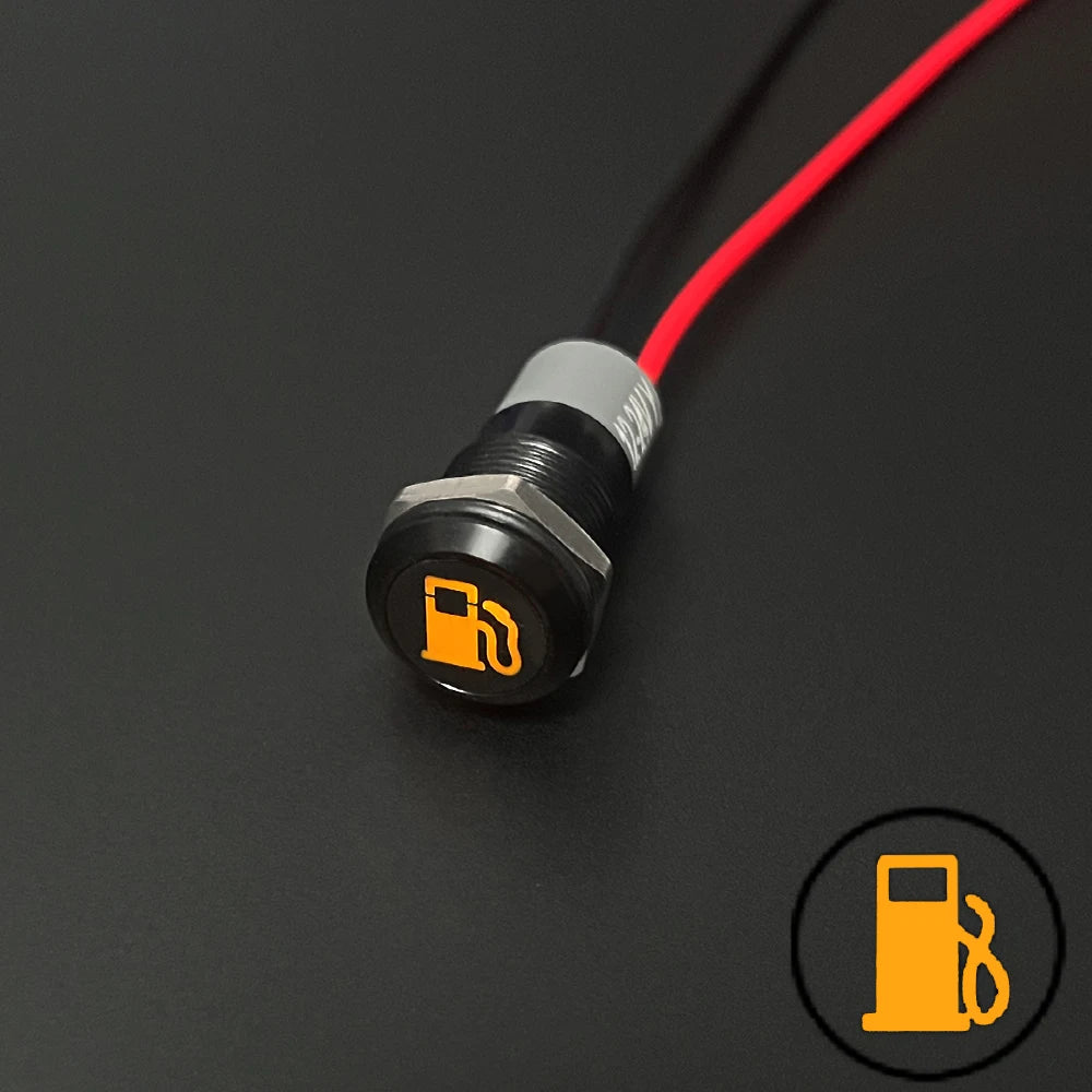 Waterproof Lamp 8/12/14MM 12V 24V Car Boat LED Indicator Light Instrument Warning Dashboard Turn Signal Pilot Lights Customized