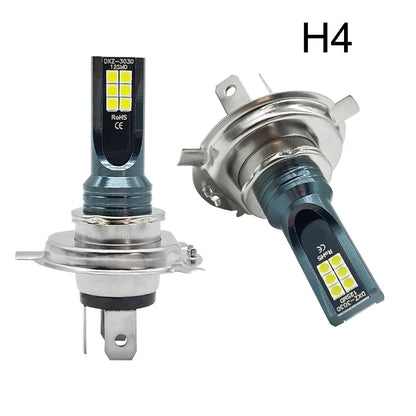 LED Headlight &amp; Fog Light Bulbs — H1 H3 H4 H7 H8 H9 H10 H11 9005 9006, 12000LM 80W 12V (Pair)