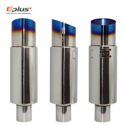 Universal Straight Drum Stainless Steel Muffler Tail Pipe