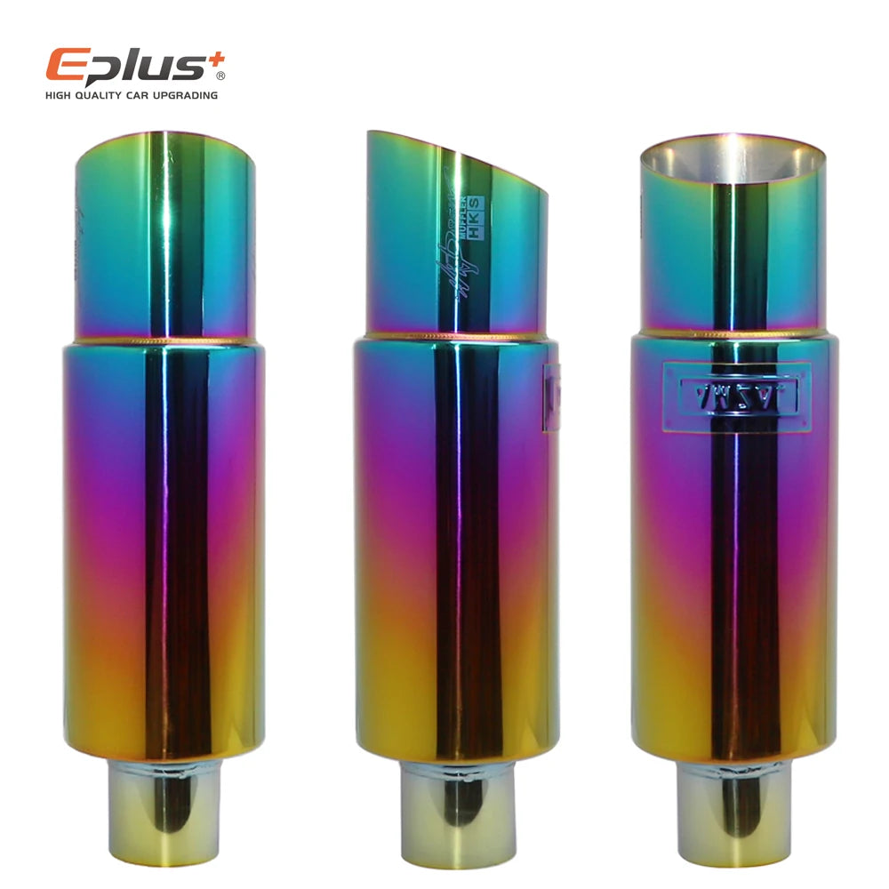 Universal Straight Drum Stainless Steel Muffler Tail Pipe