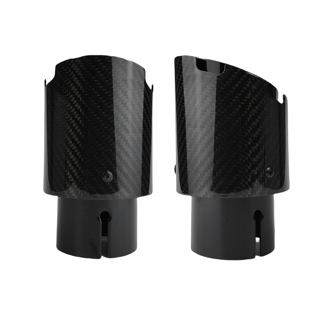 Universal Car Carbon Fiber Tail Throat Stainless Steel