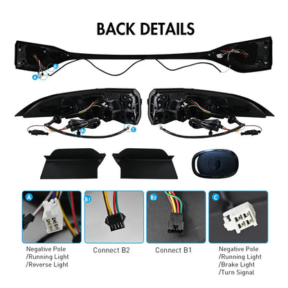 Toyota Corolla 2020–2024 RGB LED Tail Light Assembly — Sequential, Pair