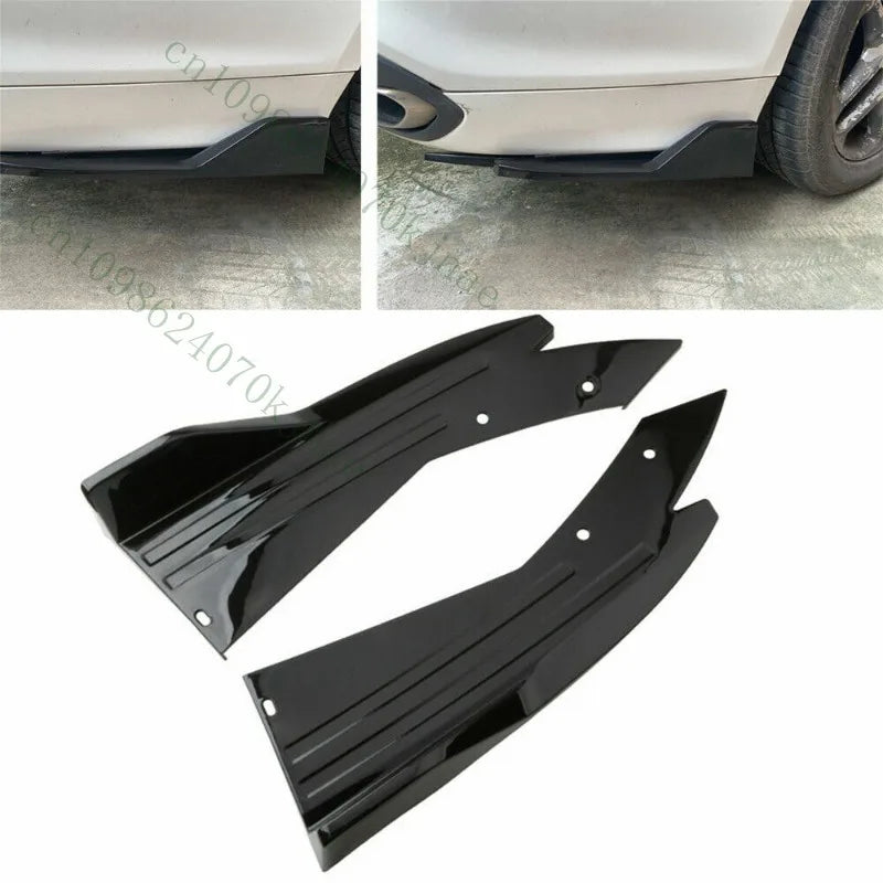 Mercedes-Benz CLS 63 AMG Gloss Black Rear Bumper Diffuser Splitter &amp; Side Skirts