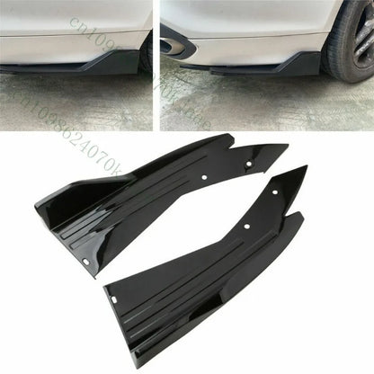 Mercedes-Benz CLS 63 AMG Gloss Black Rear Bumper Diffuser Splitter &amp; Side Skirts