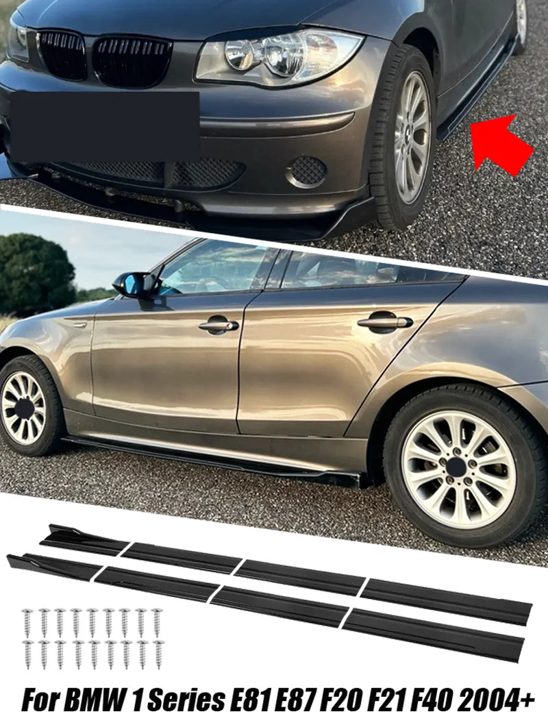 Universal 86.6 Side Skirts BMW 1 Series E81 E82 E87 E88 F20 F21 F40 F70 F52 2