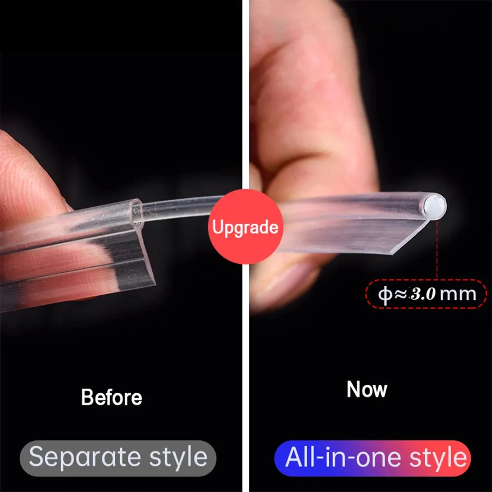 LED Car Interior Ambient Strip Lights RGB Fiber Optic