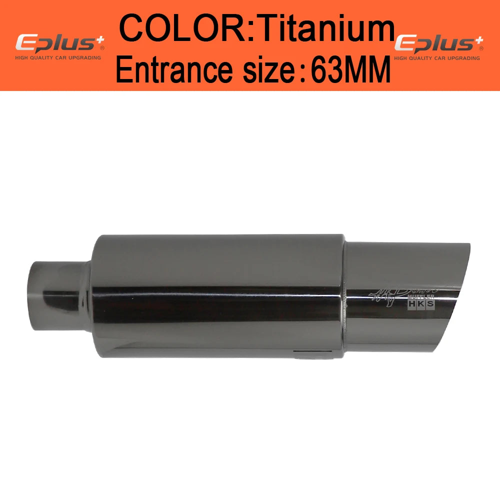 Universal Straight Drum Stainless Steel Muffler Tail Pipe