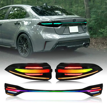 Toyota Corolla 2020–2024 RGB LED Tail Light Assembly — Sequential, Pair