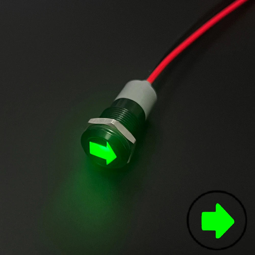 Waterproof Lamp 8/12/14MM 12V 24V Car Boat LED Indicator Light Instrument Warning Dashboard Turn Signal Pilot Lights Customized