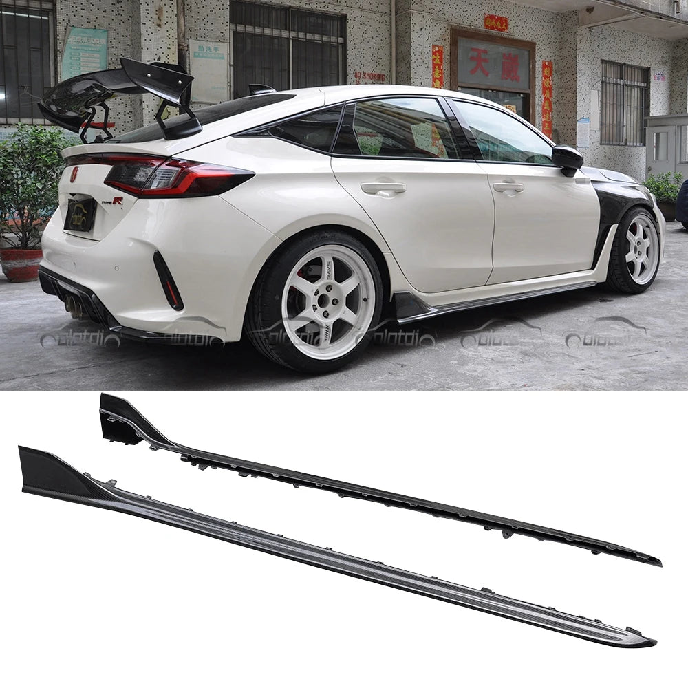 Carbon Fiber Side Skirts for Honda Civic 11th Gen FL5 Type R
