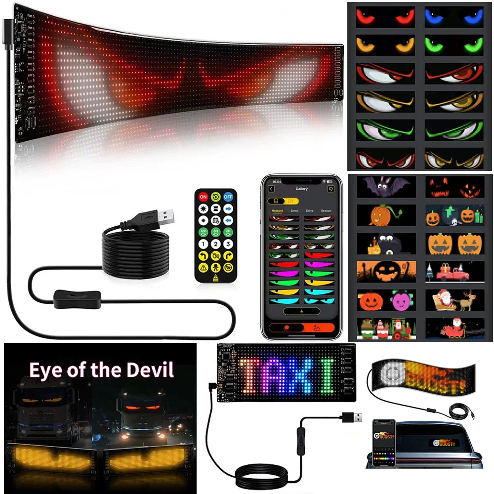 LED Flexible Screen, Soft Screen, Car Rear Window RGB