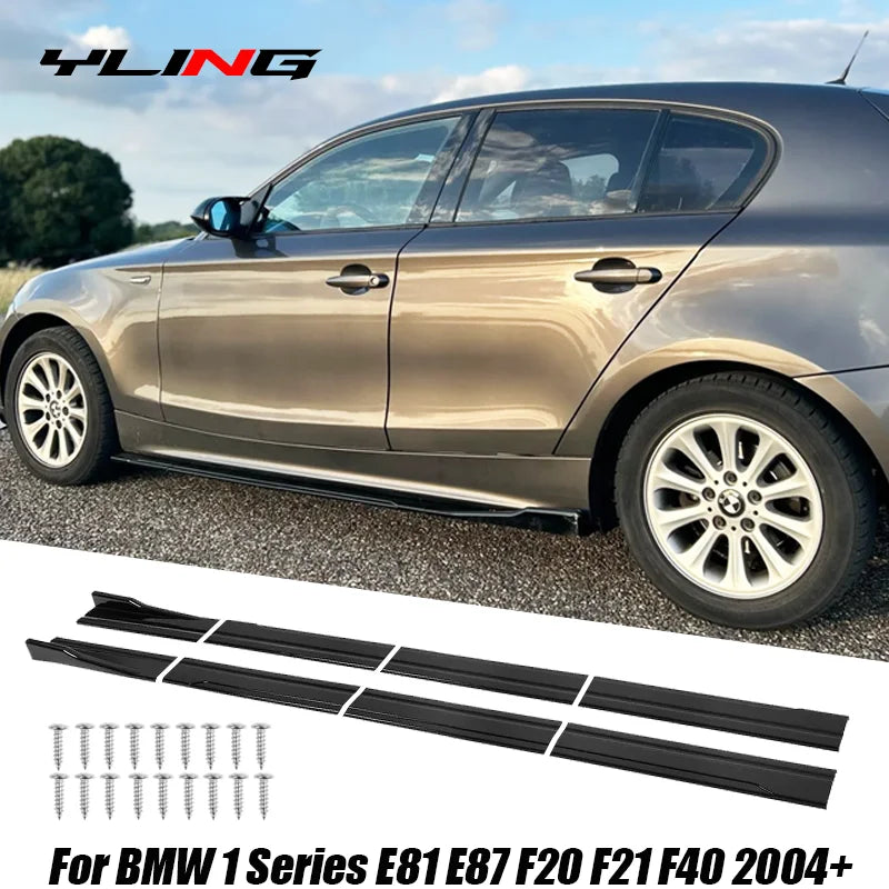 Universal 86.6 Side Skirts BMW 1 Series E81 E82 E87 E88 F20 F21 F40 F70 F52 2