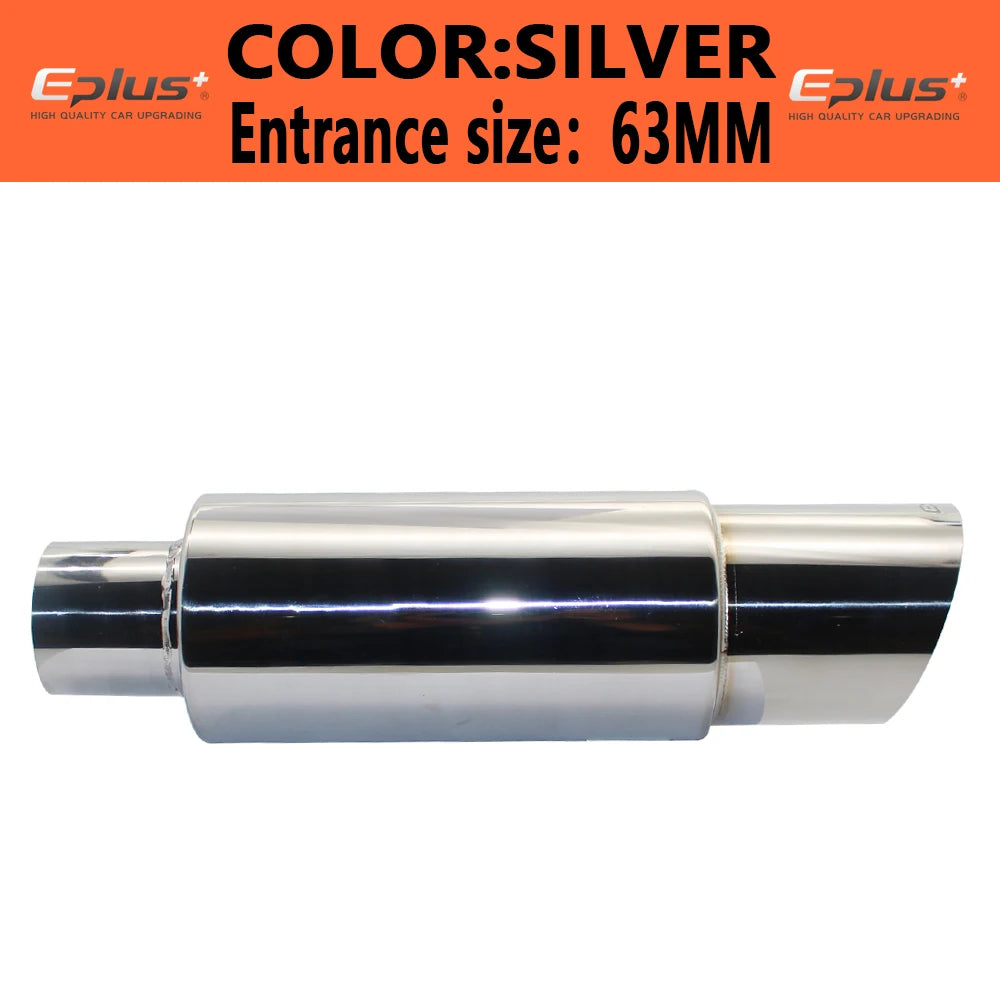 Exhaust pipe muffler Tail Pipe Universal Stainless Steel