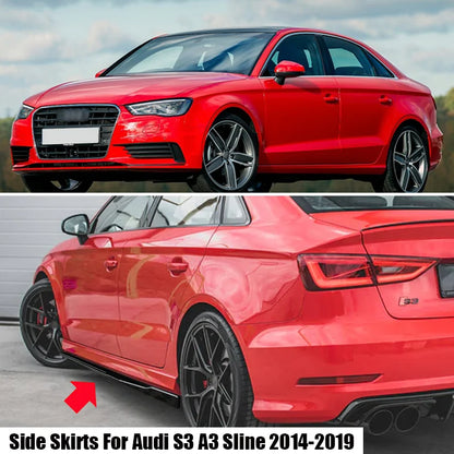 Side Skirt Audi Accessories S3 A3 Sline 2014-2019