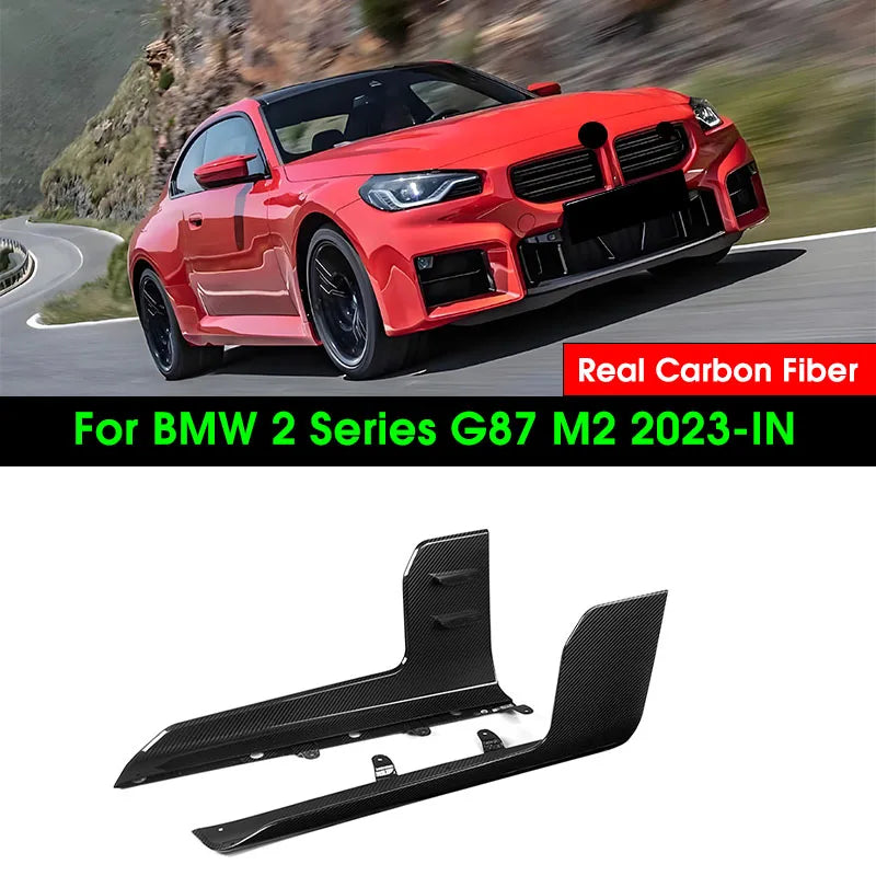 Carbon Fiber Side Skirts BMW G87 M2 2023-IN MP Style Body Kit