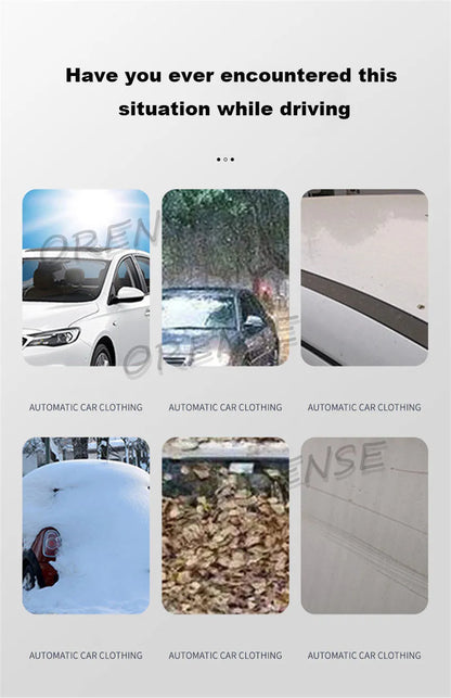 Fully Automatic Car Cover — Intelligent Remote Control Solar Sunshade
