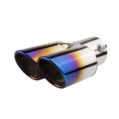 Universal One To Two Grilled Blue Tail Throat Double Pipe