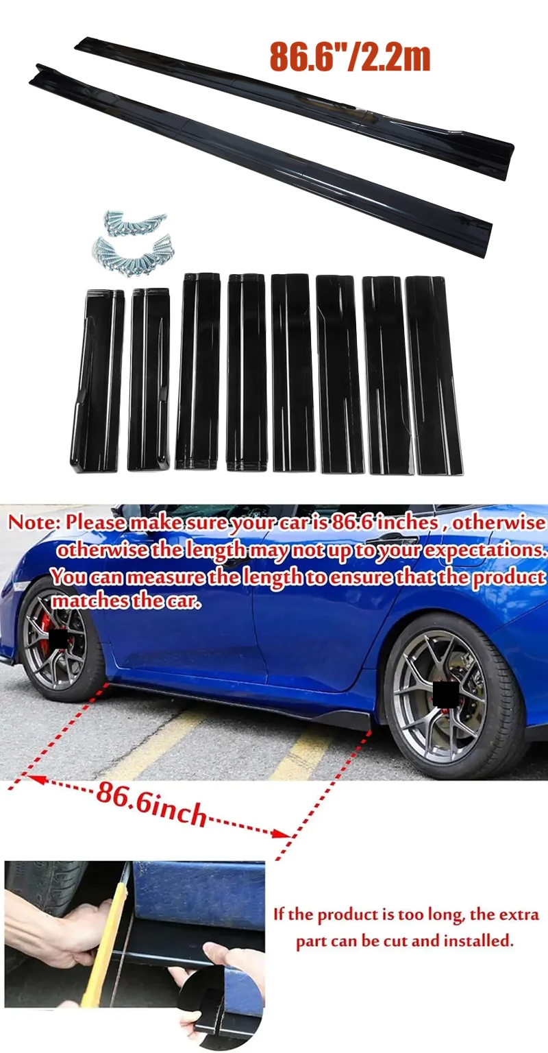 Side Skirt Audi Accessories S3 A3 Sline 2014-2019